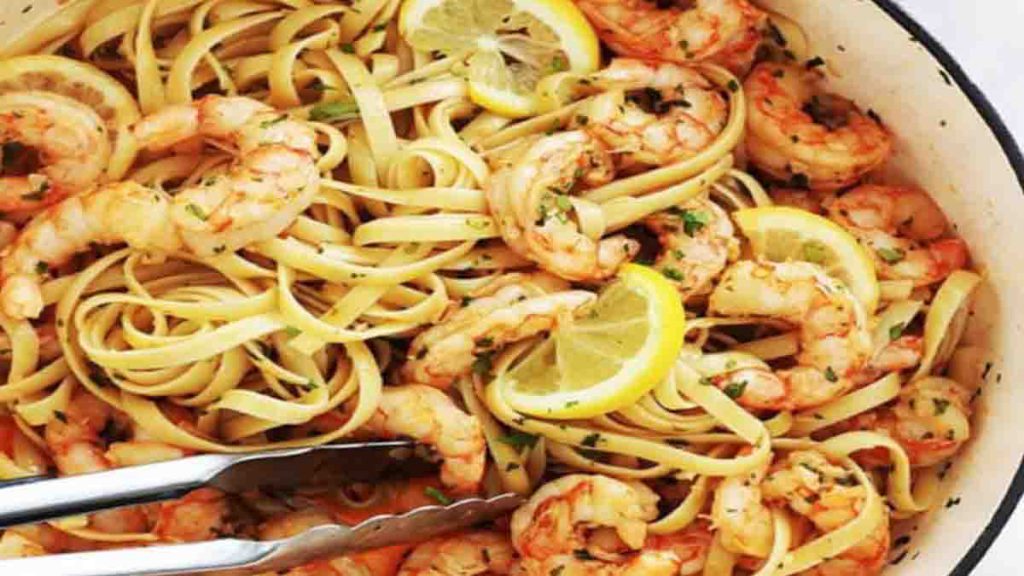 Recette Rapide De P Tes Aux Crevettes Lail Et Citron Savoureux Et