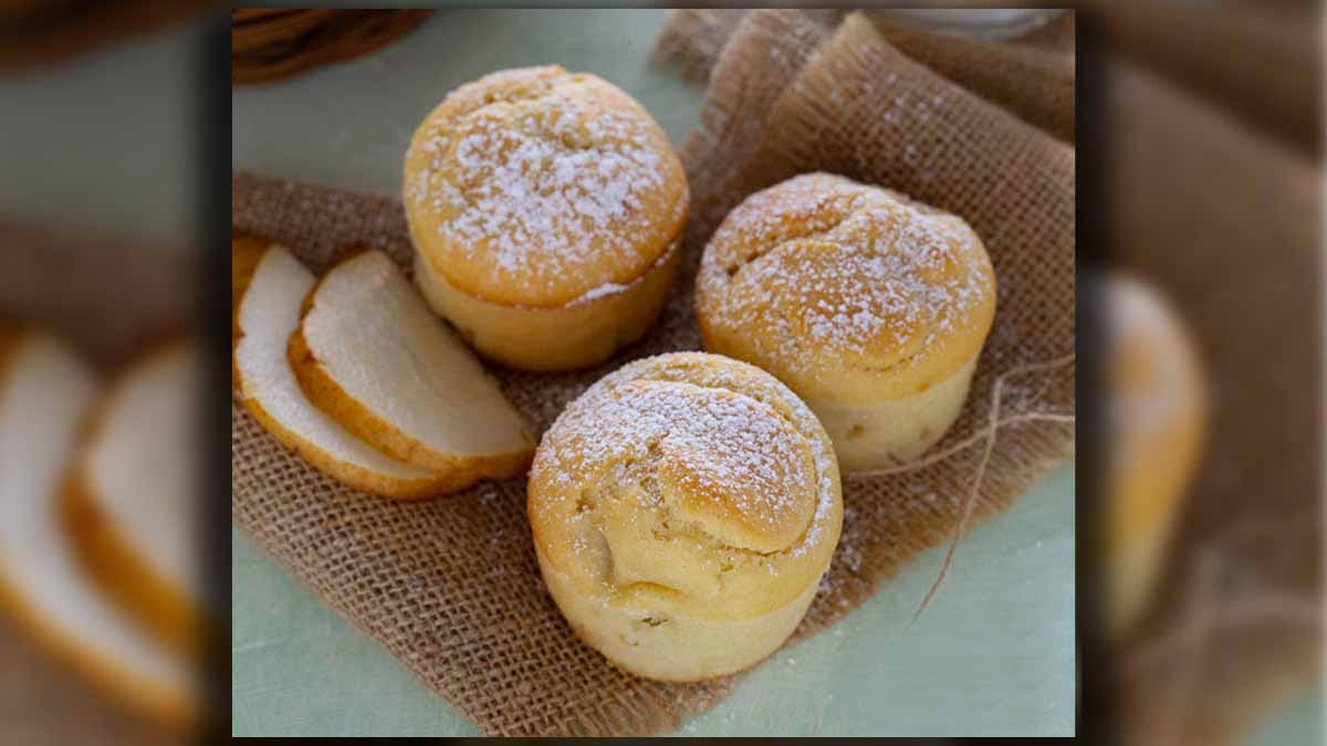 muffin aux poires et au yaourt