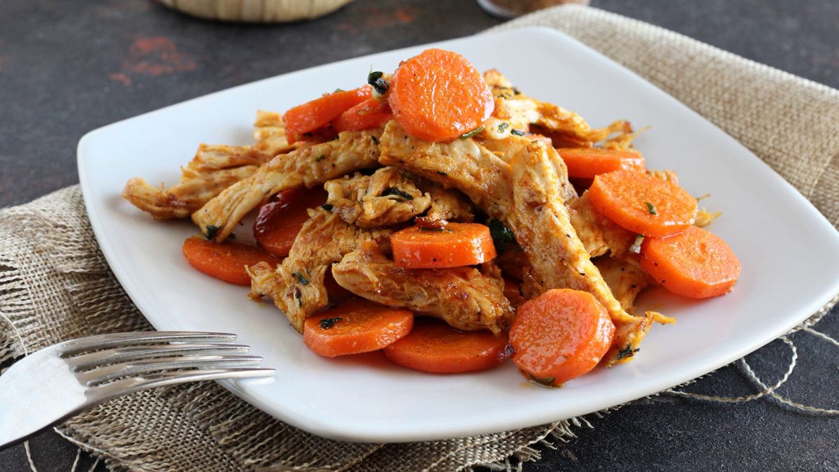 poulet aux carottes epicees