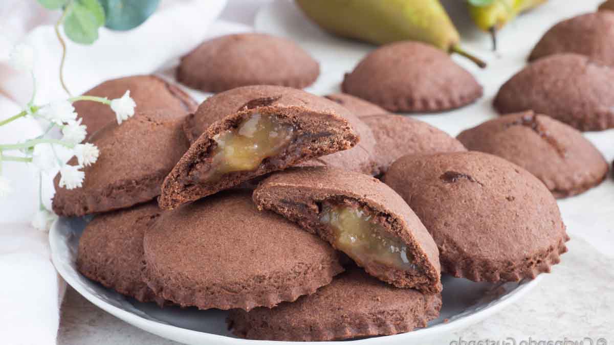 biscuits chocolates aux poires