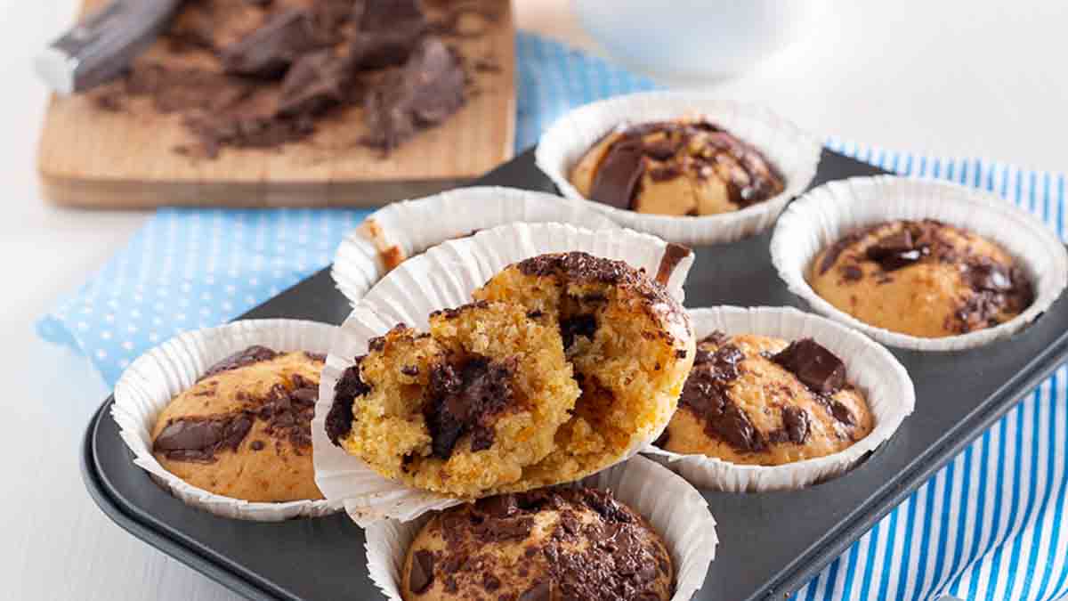 muffins au chocolat citrouille