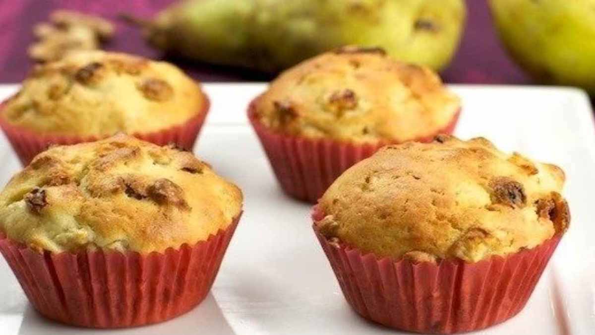 muffins banane et poire
