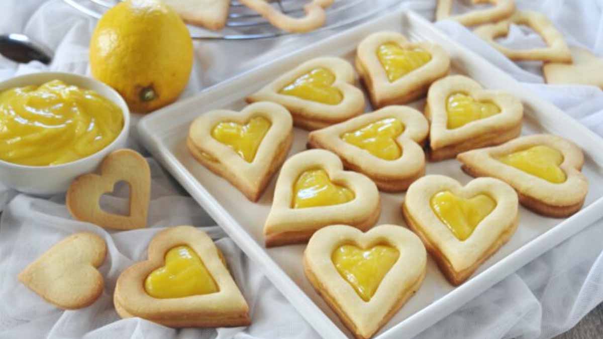 biscuits au coeur de citron