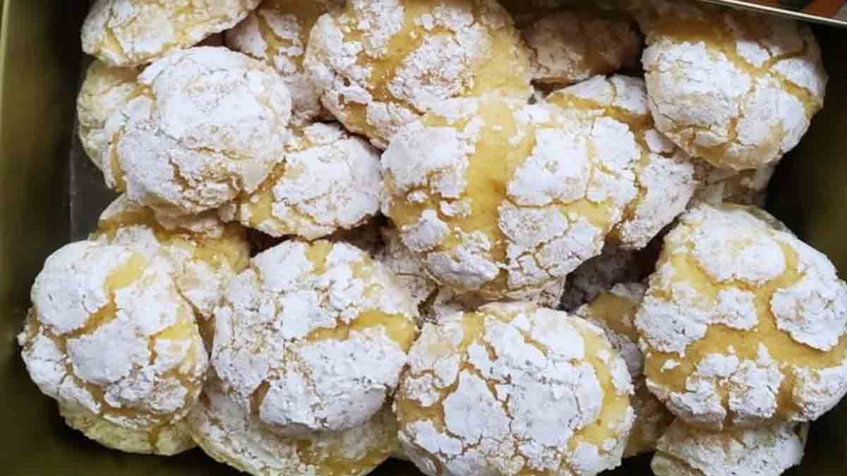 biscuits nuageux sucres au citron