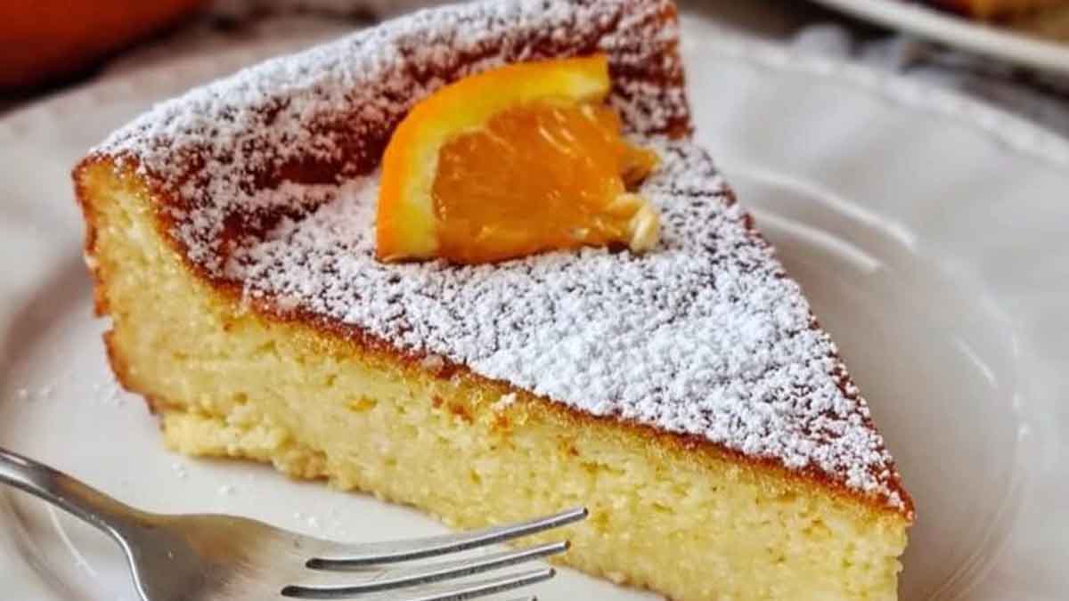 Gâteau napolitain crémeux à l’orange