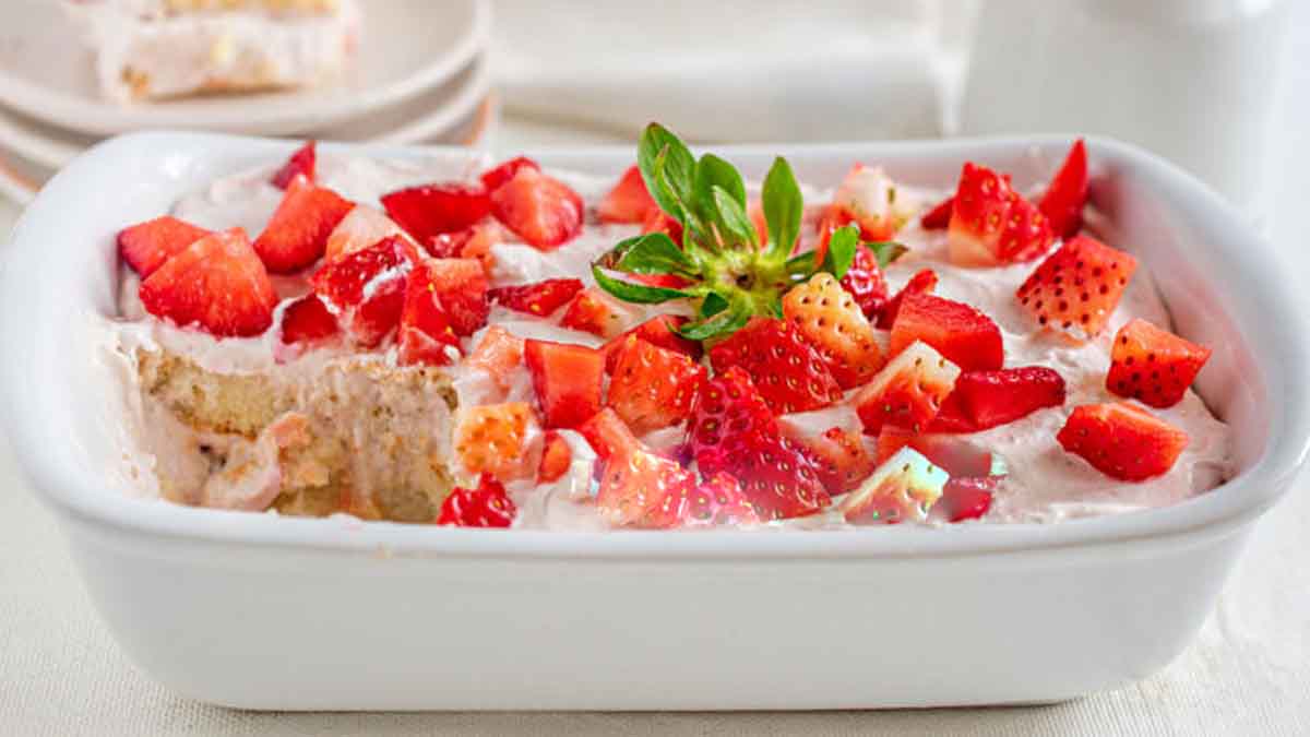 Tiramisu à la ricotta et aux fraises