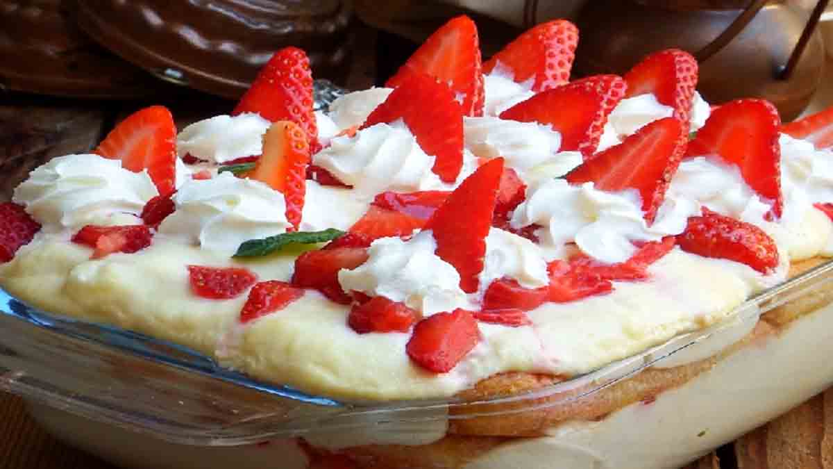 Tiramisu aux fraises : un dessert rafraichissant