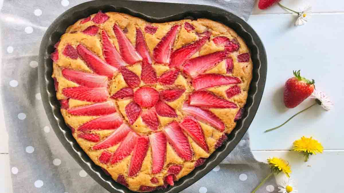 Gâteau moelleux aux fraises, une recette absolument facile et délicieuse