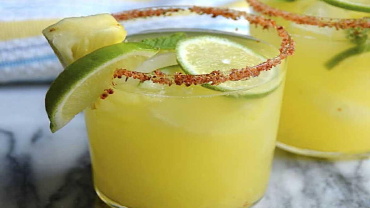 Cocktail mojito à l’ananas
