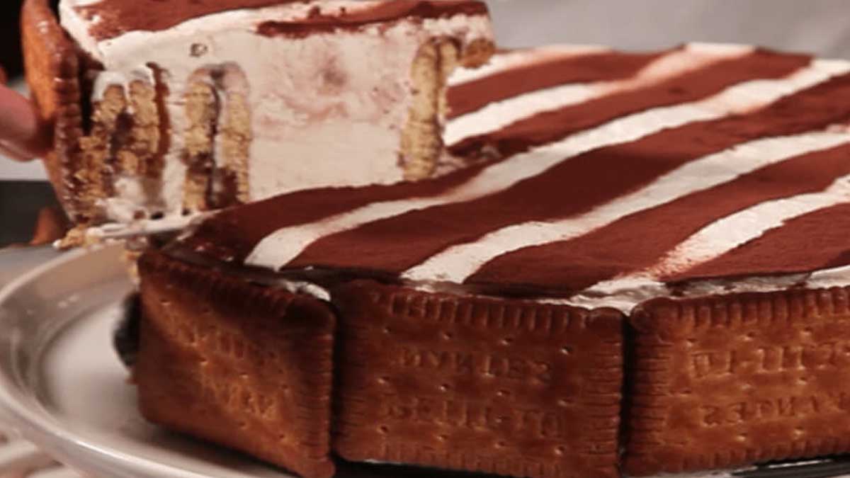 Gâteau express aux biscuit et Nutella