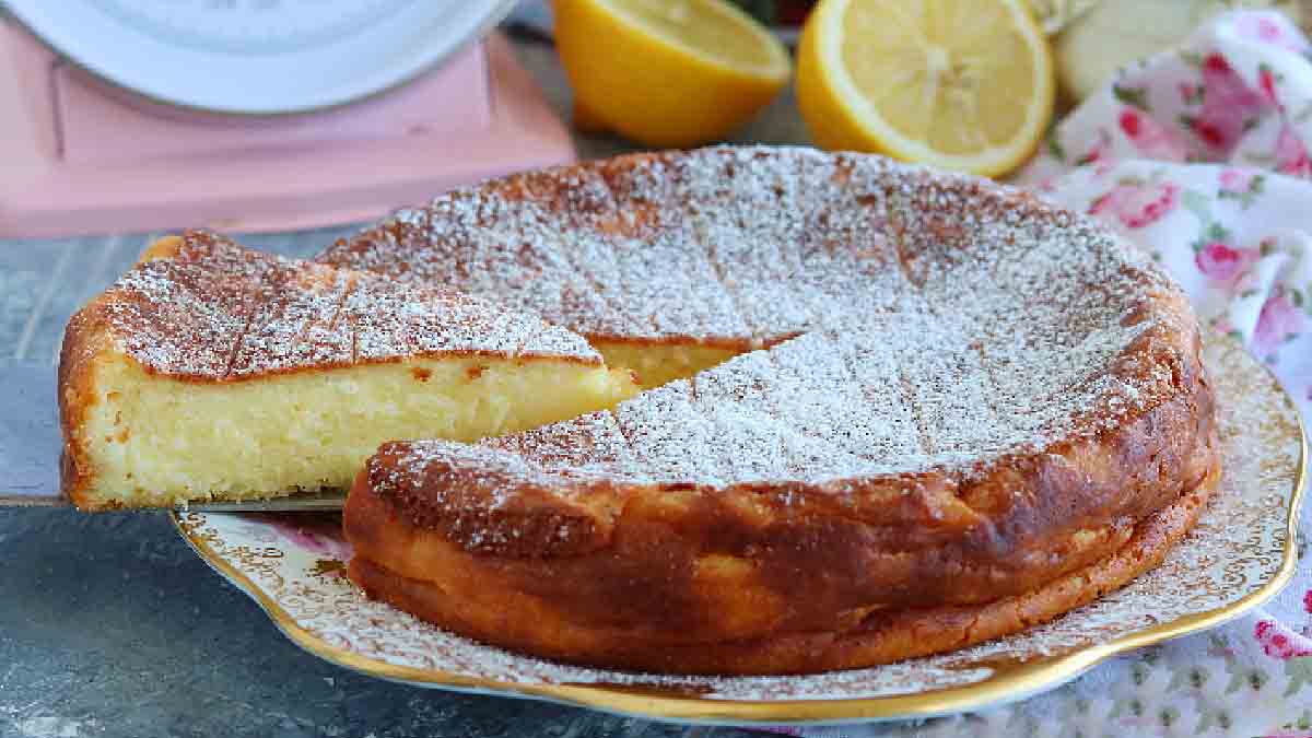 Cheesecake basque au citron