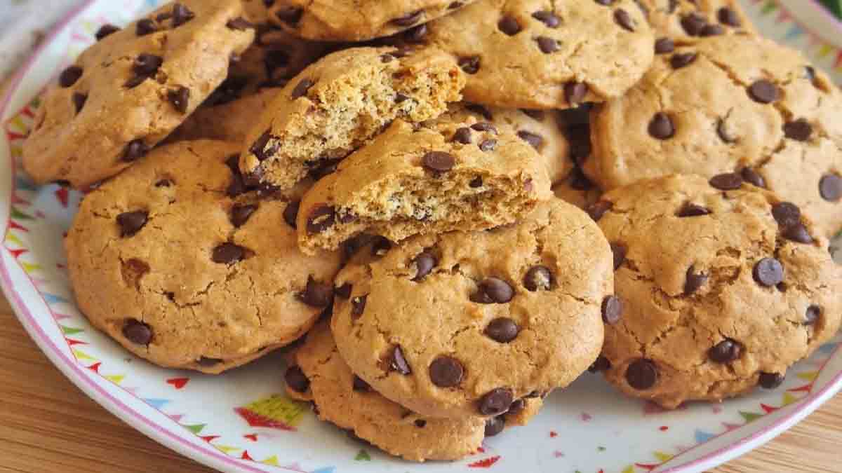 Cookies aux pépites de chocolat, moelleux et délicieux