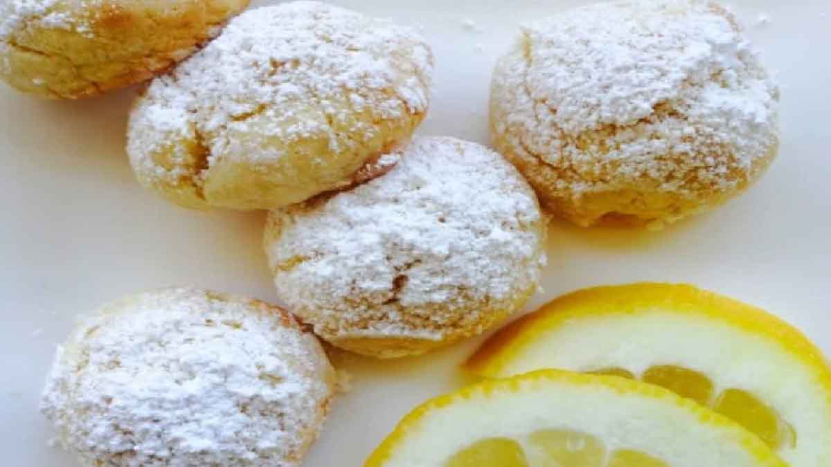 Biscuits au citron, ultra moelleux et très doux